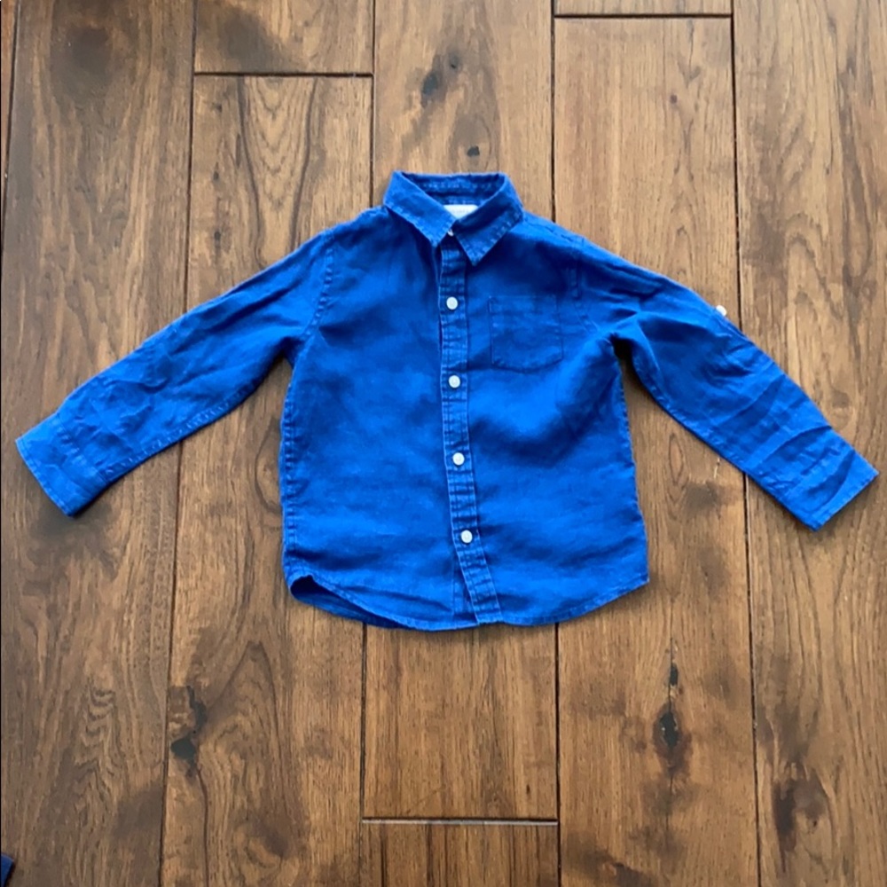Janie and Jack Linen Shirt